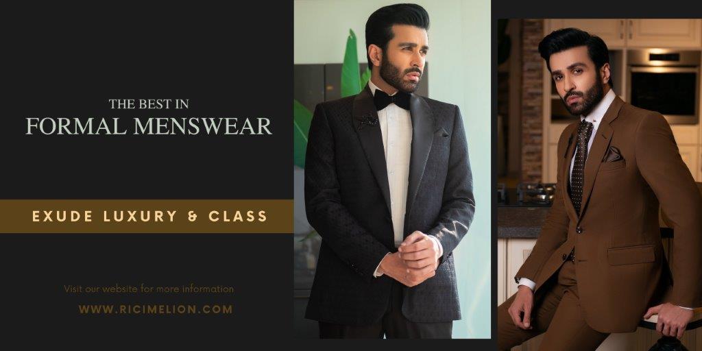 the best in formal menswear rici melion