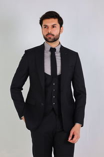 Thalor Three Piece Suit Blk