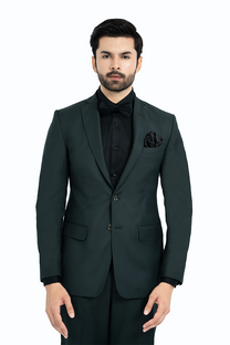 Emiliano Two Peice Suit Olive Green