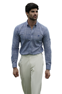 Beckett Formal Shirt-BLU