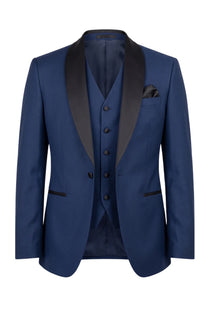 Conall Three Piece Suit-Navy Blue