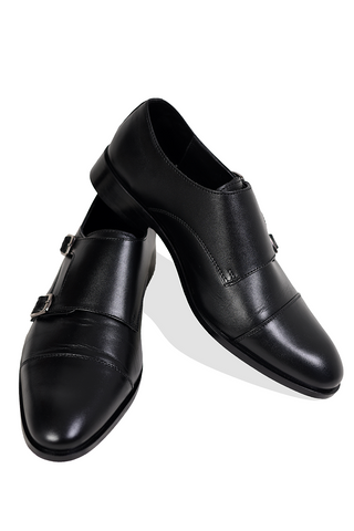 Chinyelu Leather Shoes-BLK