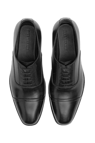 Stilettaliano Leather Shoes-BLK