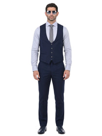 Senza Limiti Three Piece Suit-NVY