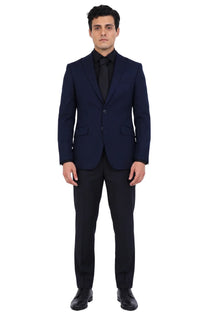 Warren Blazer-Mid Blue