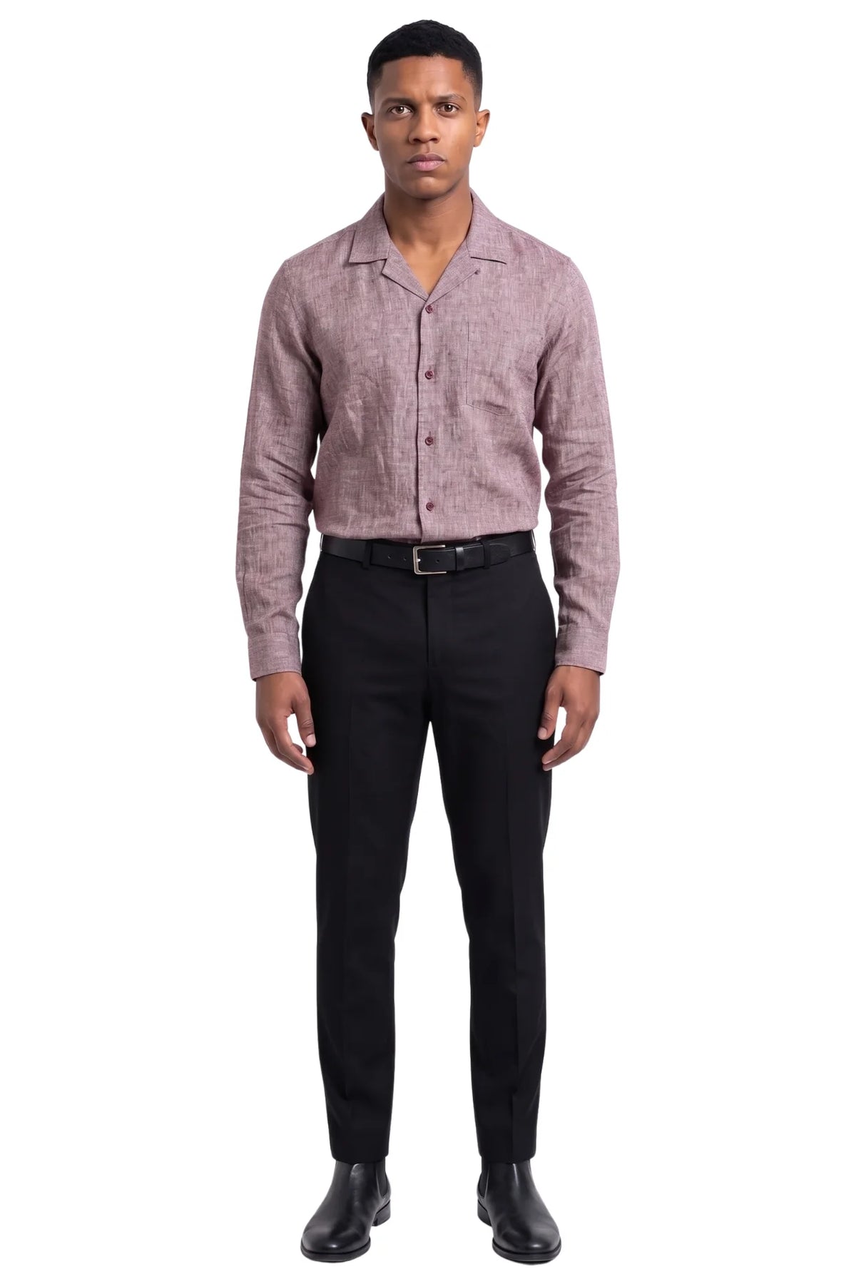 Mamoru Linen Shirt-BGN