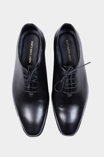 Brentino Leather Shoes-BLK