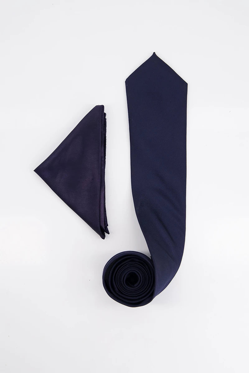 Futuro Tie &amp; Pocket Square-NBL