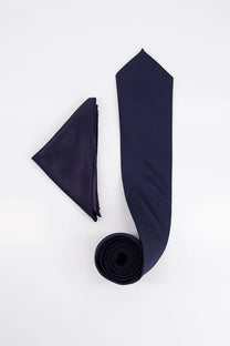 Futuro Tie &amp; Pocket Square-NBL