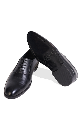 Tarak Leather Shoes-BLK