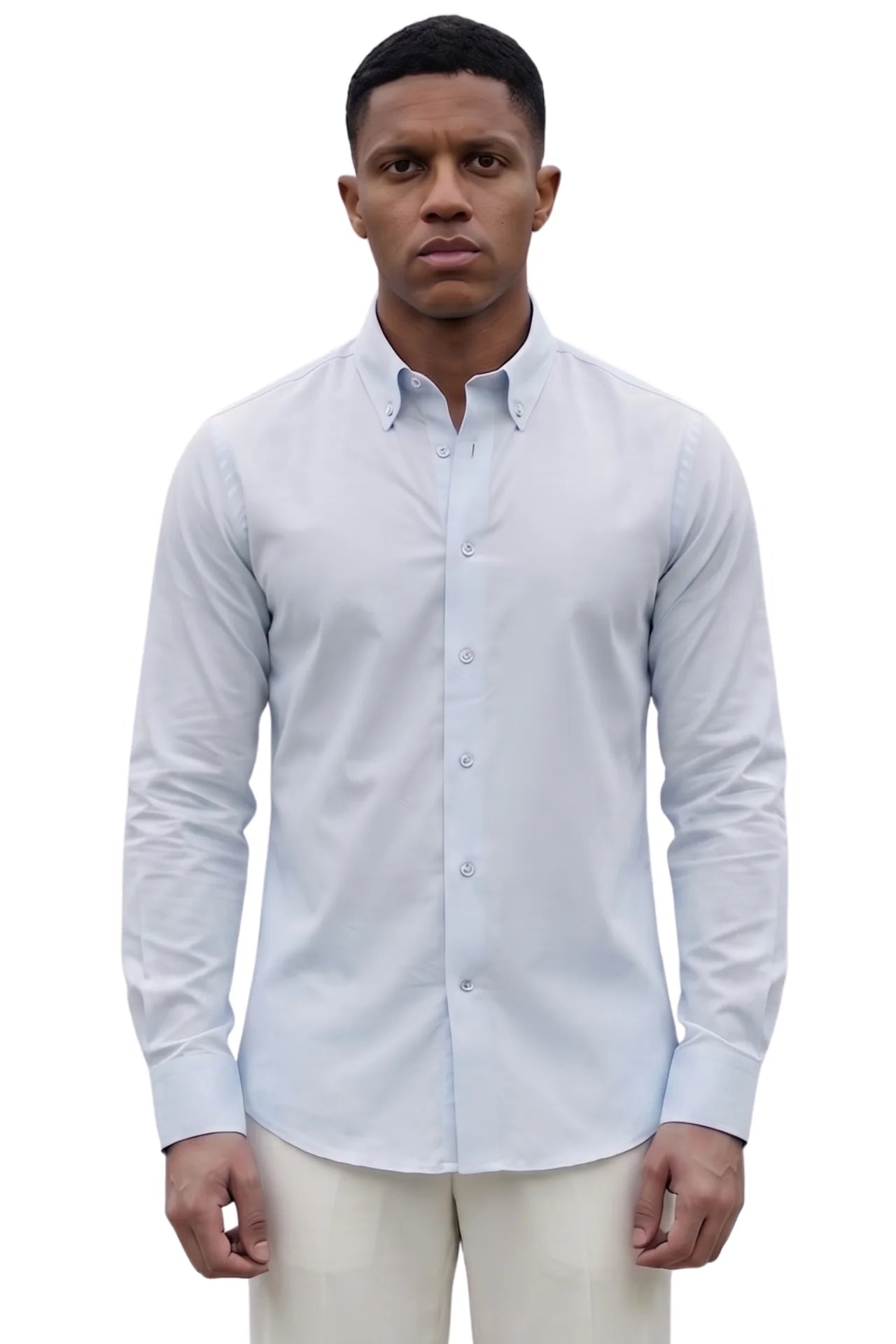 OZOLS Formal shirt Sky blue