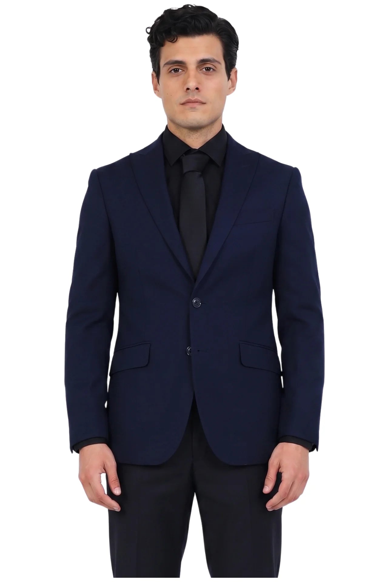 Warren Blazer-Mid Blue