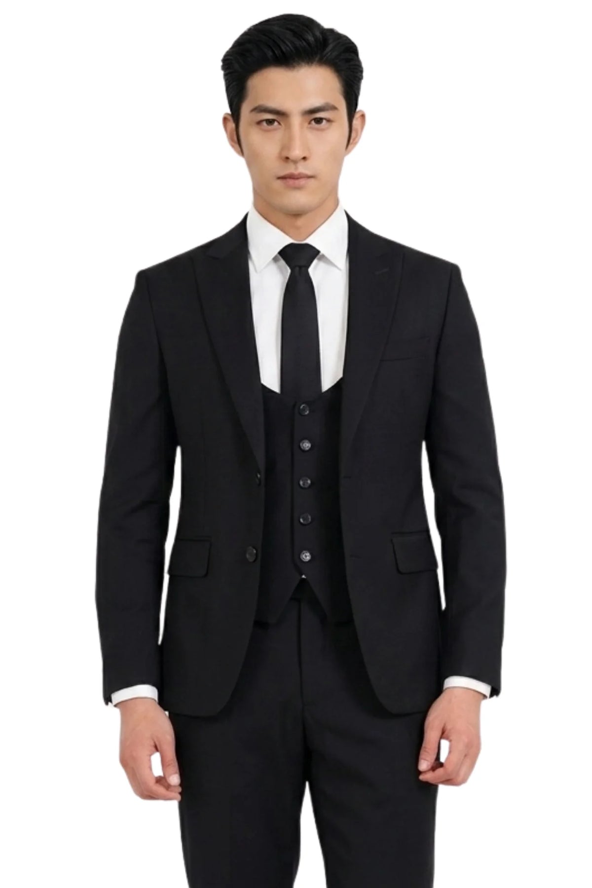 Thalor Three Piece Suit Blk