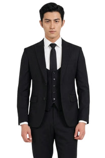 Thalor Three Piece Suit Blk