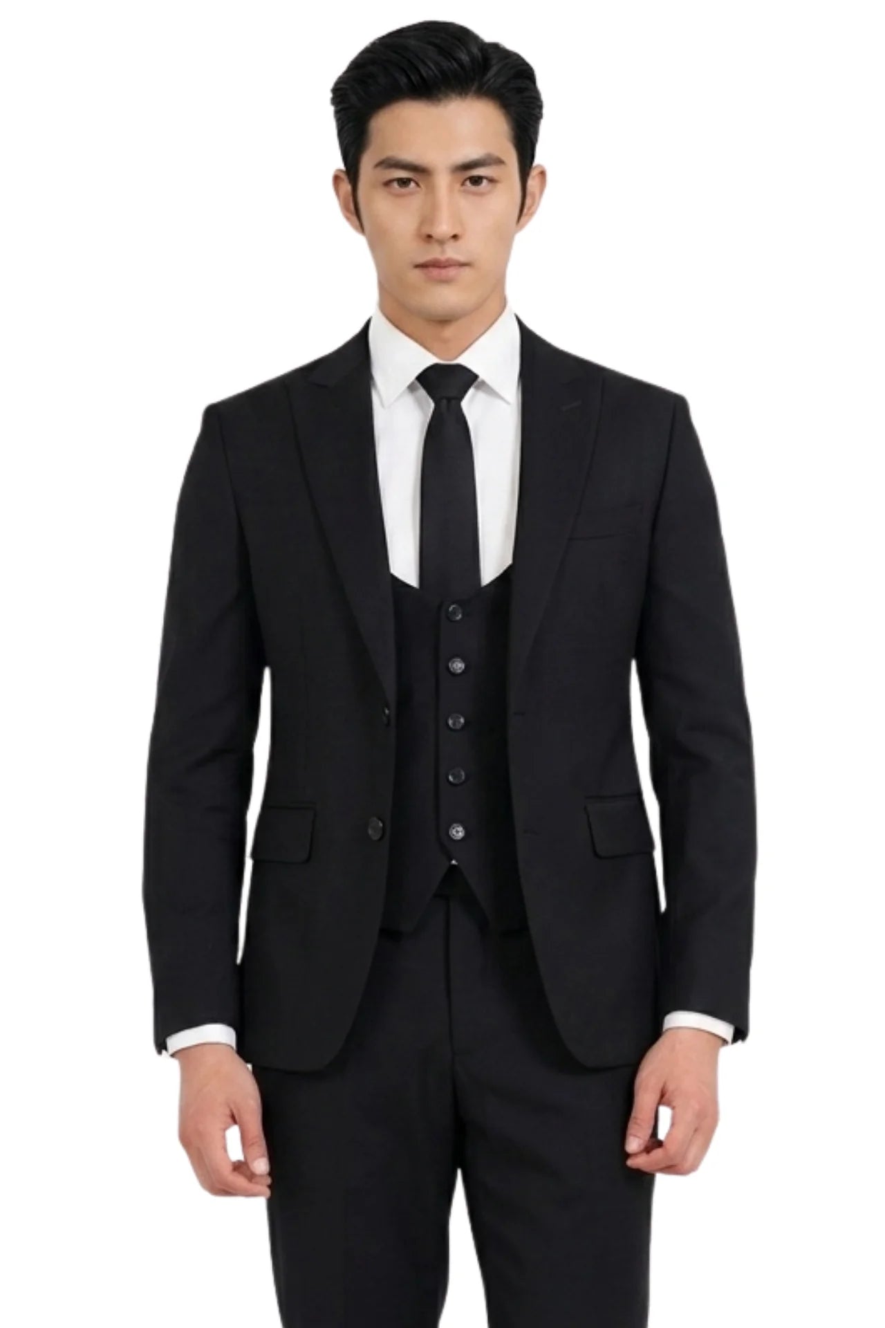 Thalor Three Piece Suit Blk