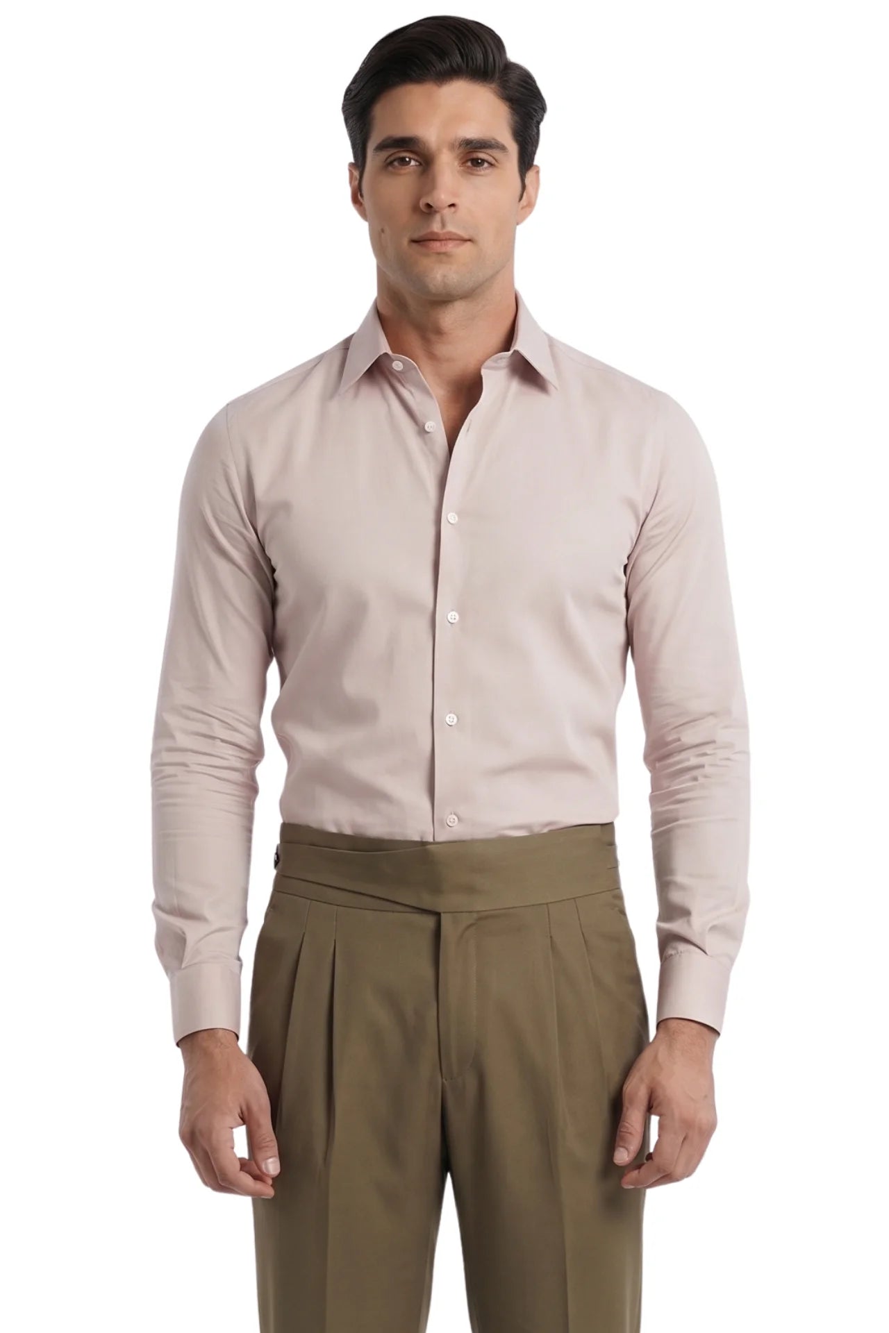 Galan Formal Shirt-Light Pink