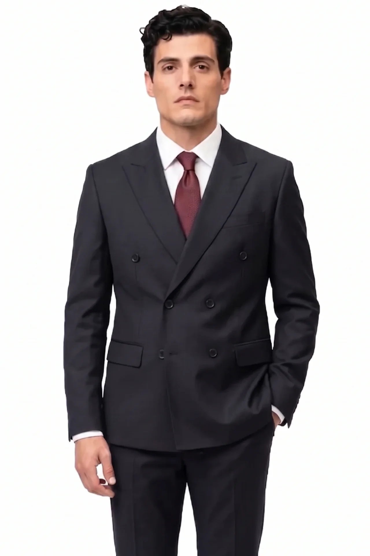 Divinita Two Piece Suit-BLK