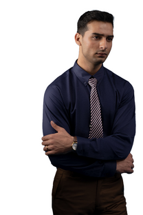 Tessutodargento-Formal Shirt-NVY