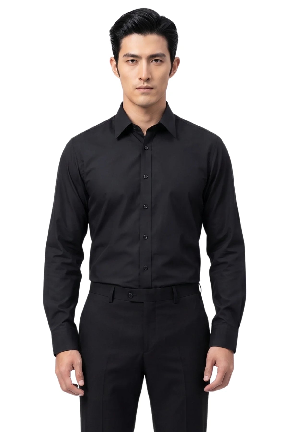 Patrizio Formal Shirt-BLK