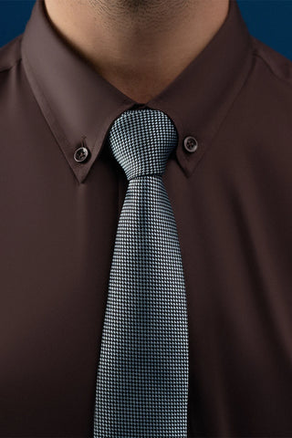 Connemara Formal Shirt-Dark Brown