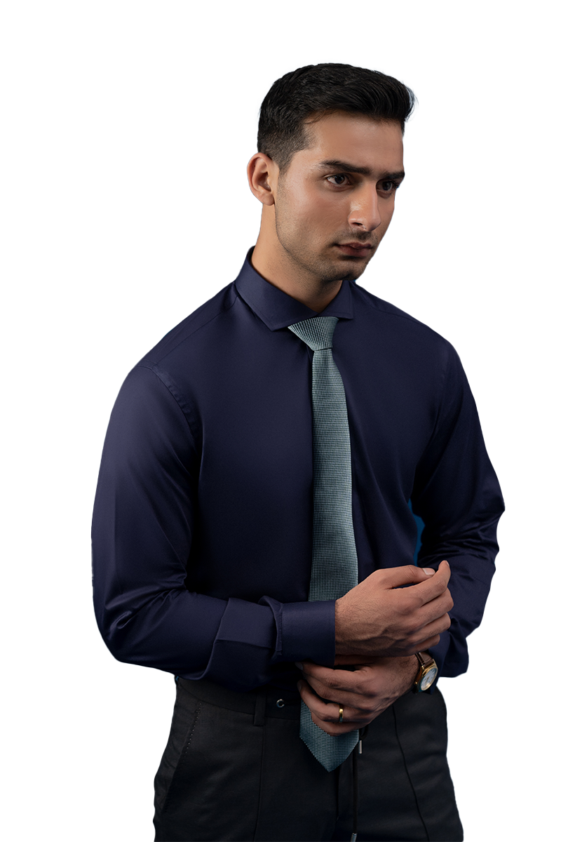 Sartoriadoro Formal Shirt-Navy