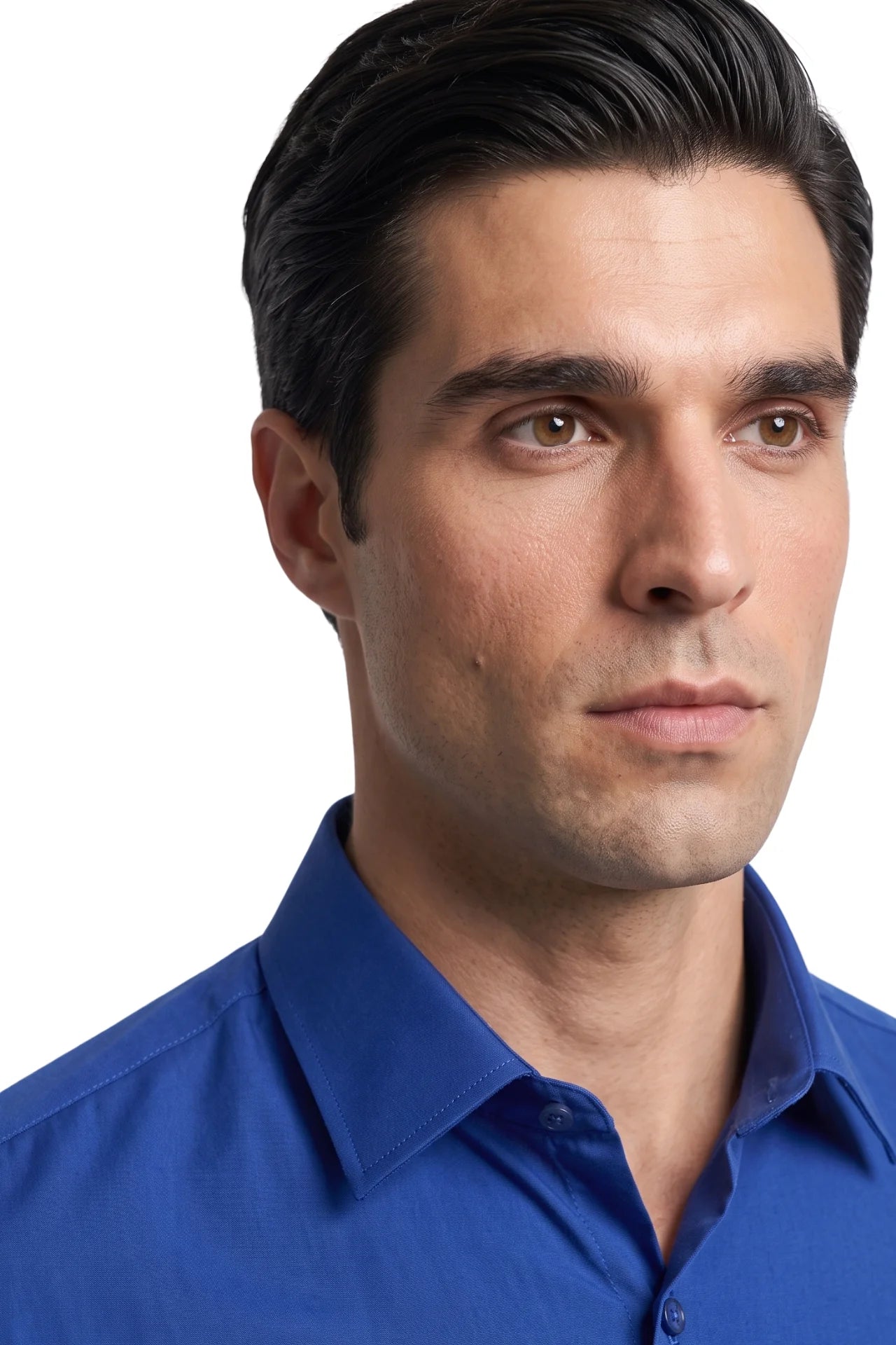 Wilkin Formal Shirt Blue Texture