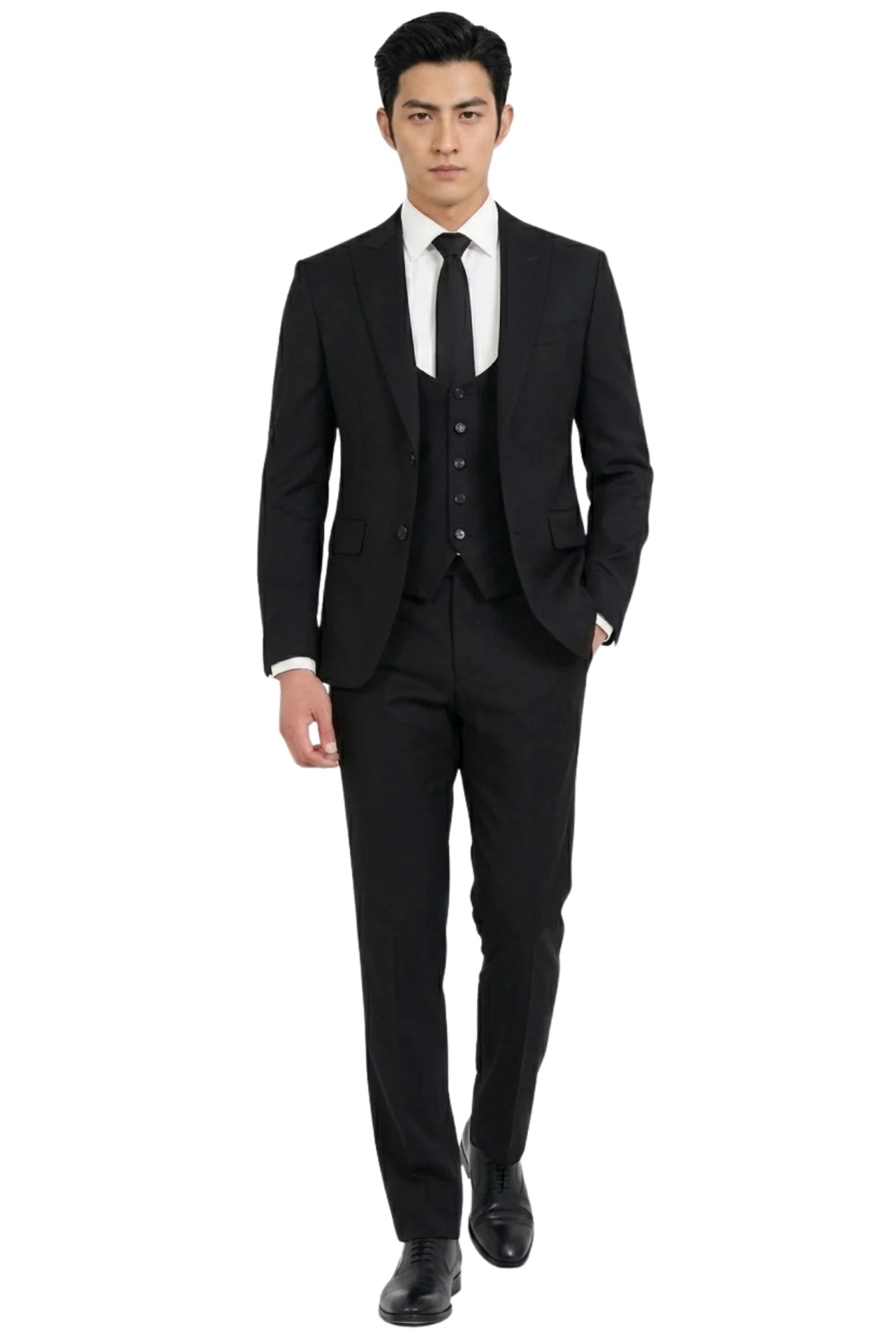 Thalor Three Piece Suit Blk