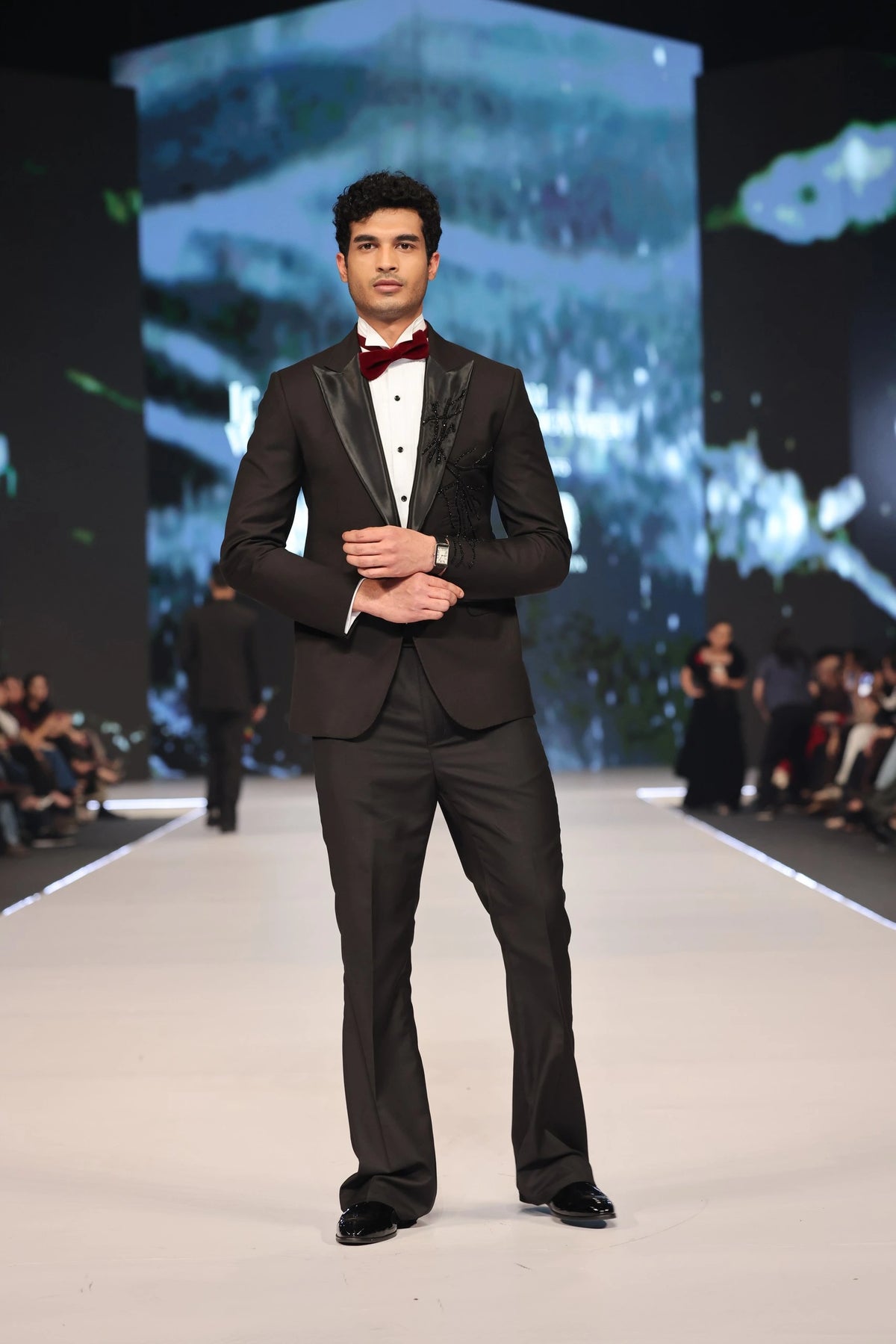 Summetria Regale Embellished Two Piece Tuxedo