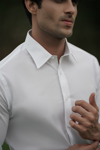 Galan Formal Shirt-White