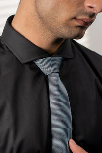 Tessutodargento-Formal Shirt-BLK