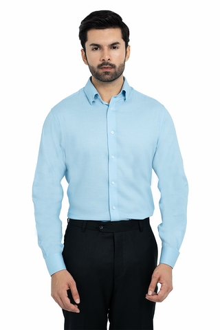 Hariric Formal Shirt sky blue