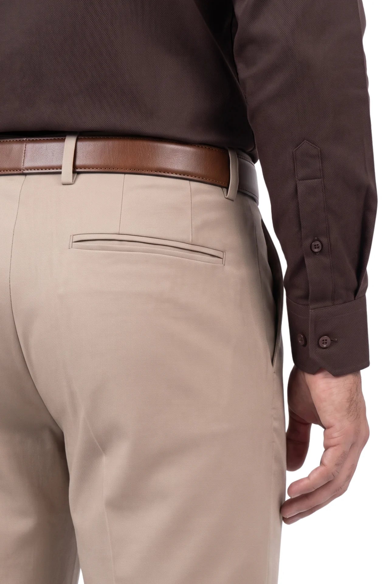 Connemara Formal Shirt-Dark Brown