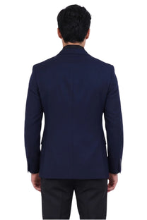 Warren Blazer-Mid Blue