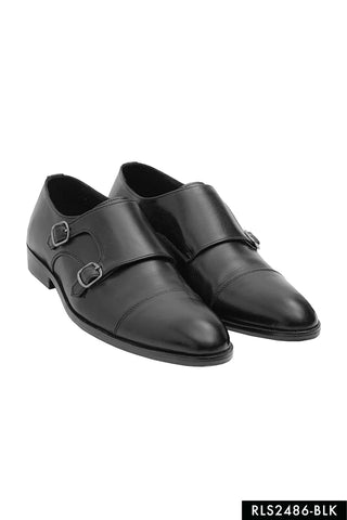 Casanova Leather Shoes-BLK