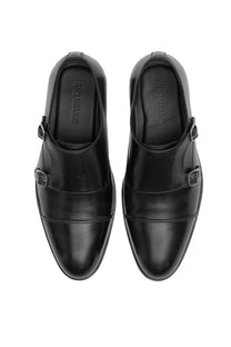 Casanova Leather Shoes-BLK