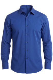 Wilkin Formal Shirt Blue Texture