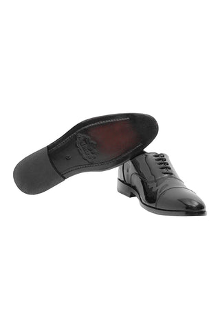 Bellissimo Leather Shoes-Patent Black