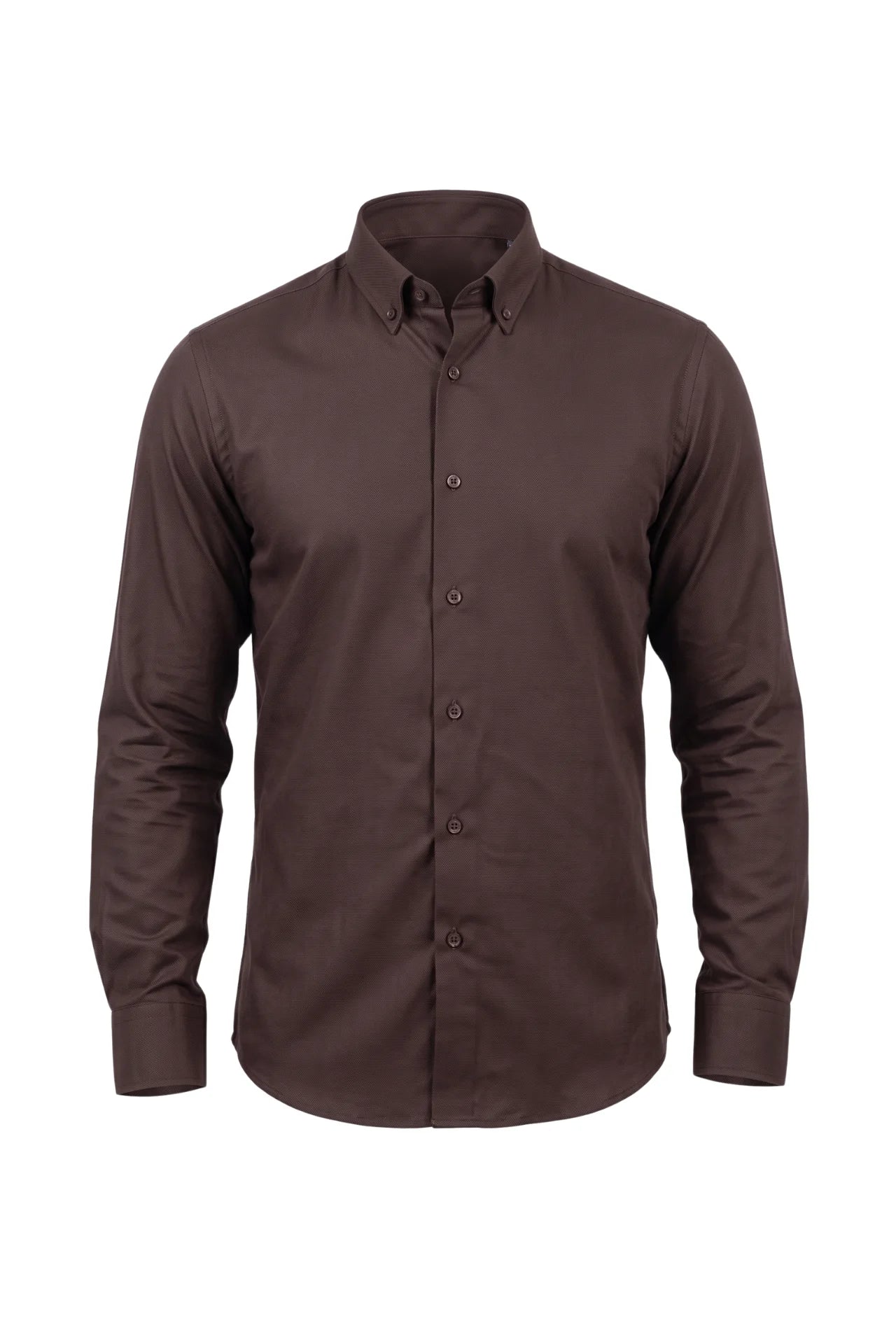 Connemara Formal Shirt-Dark Brown