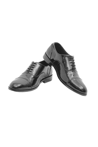 Bellissimo Leather Shoes-Patent Black