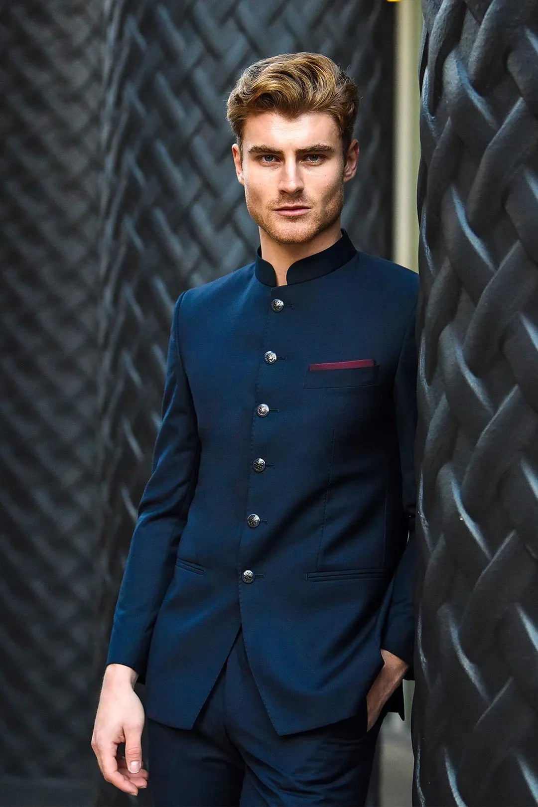 Navy blue prince 2024 suit