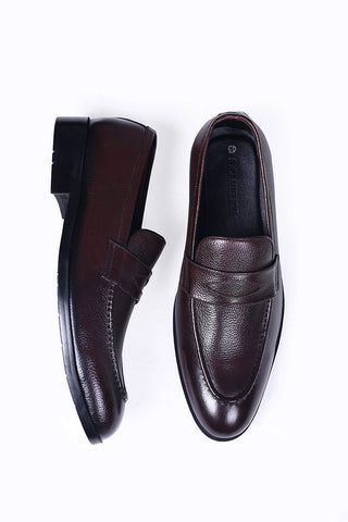 Stephen Leather Shoes-BRN