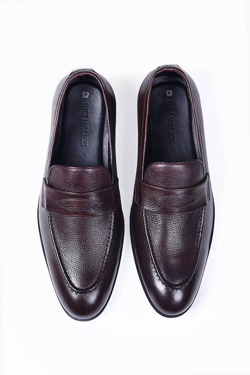 Stephen Leather Shoes-BRN