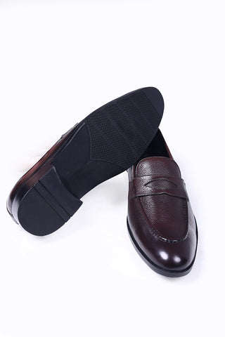 Stephen Leather Shoes-BRN
