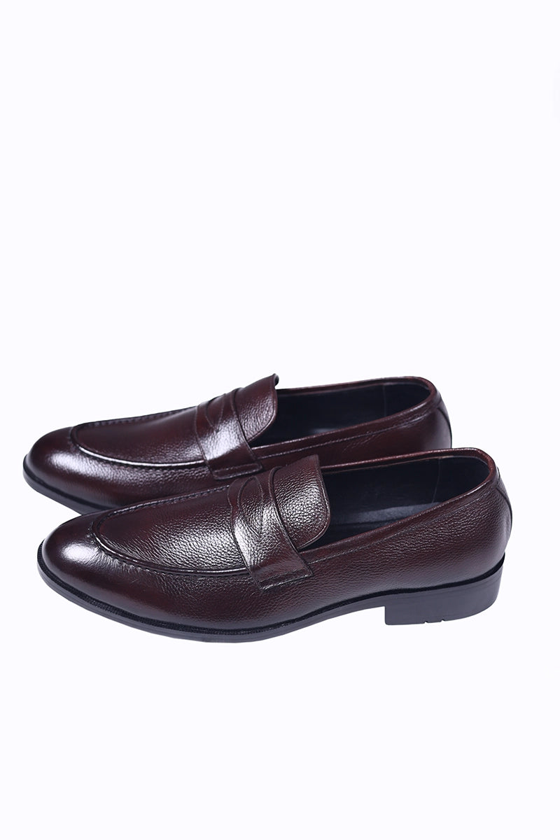 Stephen Leather Shoes-BRN