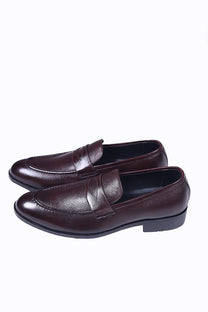 Stephen Leather Shoes-BRN