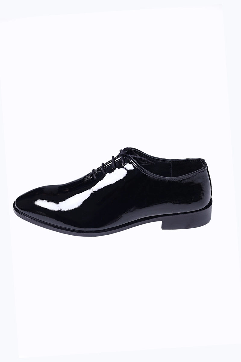 Nantess Leather Shoes-BLK