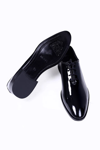 Nantess Leather Shoes-BLK