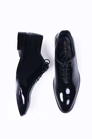 Nantess Leather Shoes-BLK