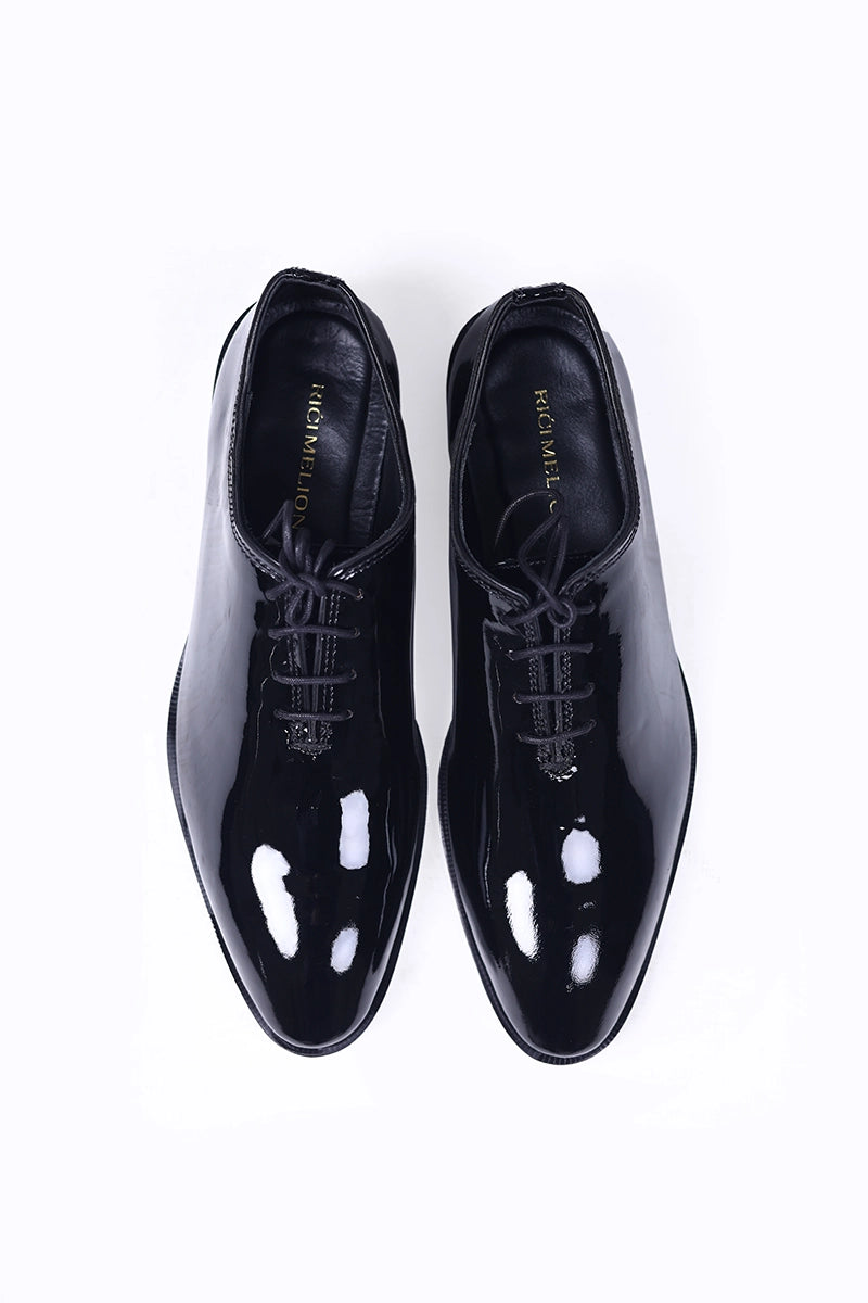 Nantess Leather Shoes-BLK