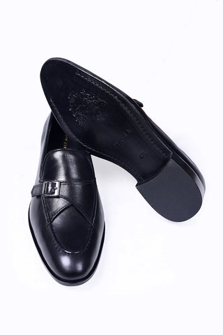 Nantess Leather Shoes-BLK